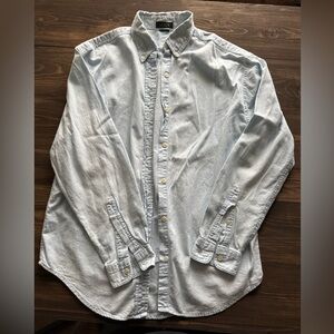 J. Crew Men’s Pale Blue Button-Down Oxford Shirt